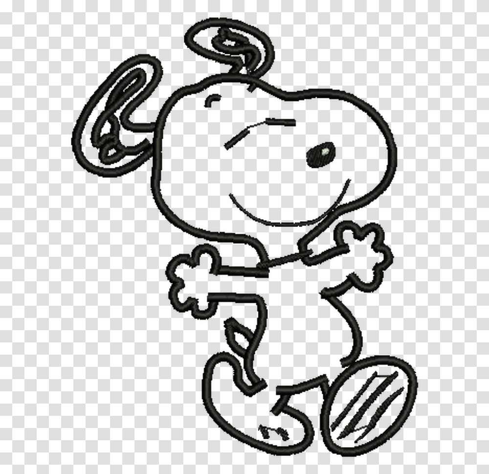 Dog Snoopy, Astronaut, Stencil Transparent Png