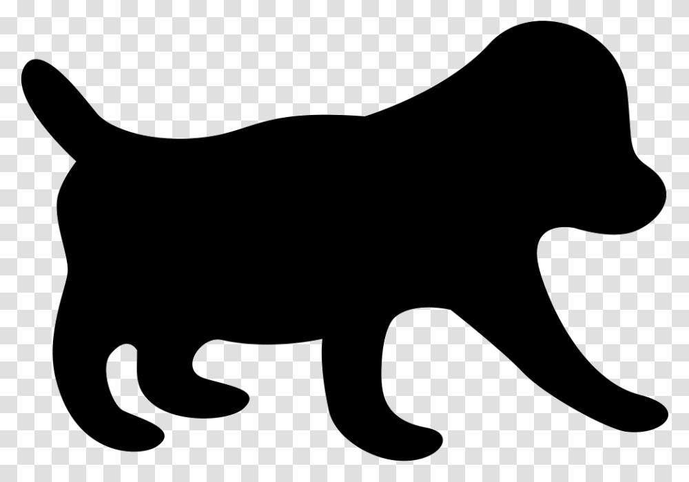 Dog Svg Small Black Cat, Silhouette, Mammal, Animal, Stencil Transparent Png