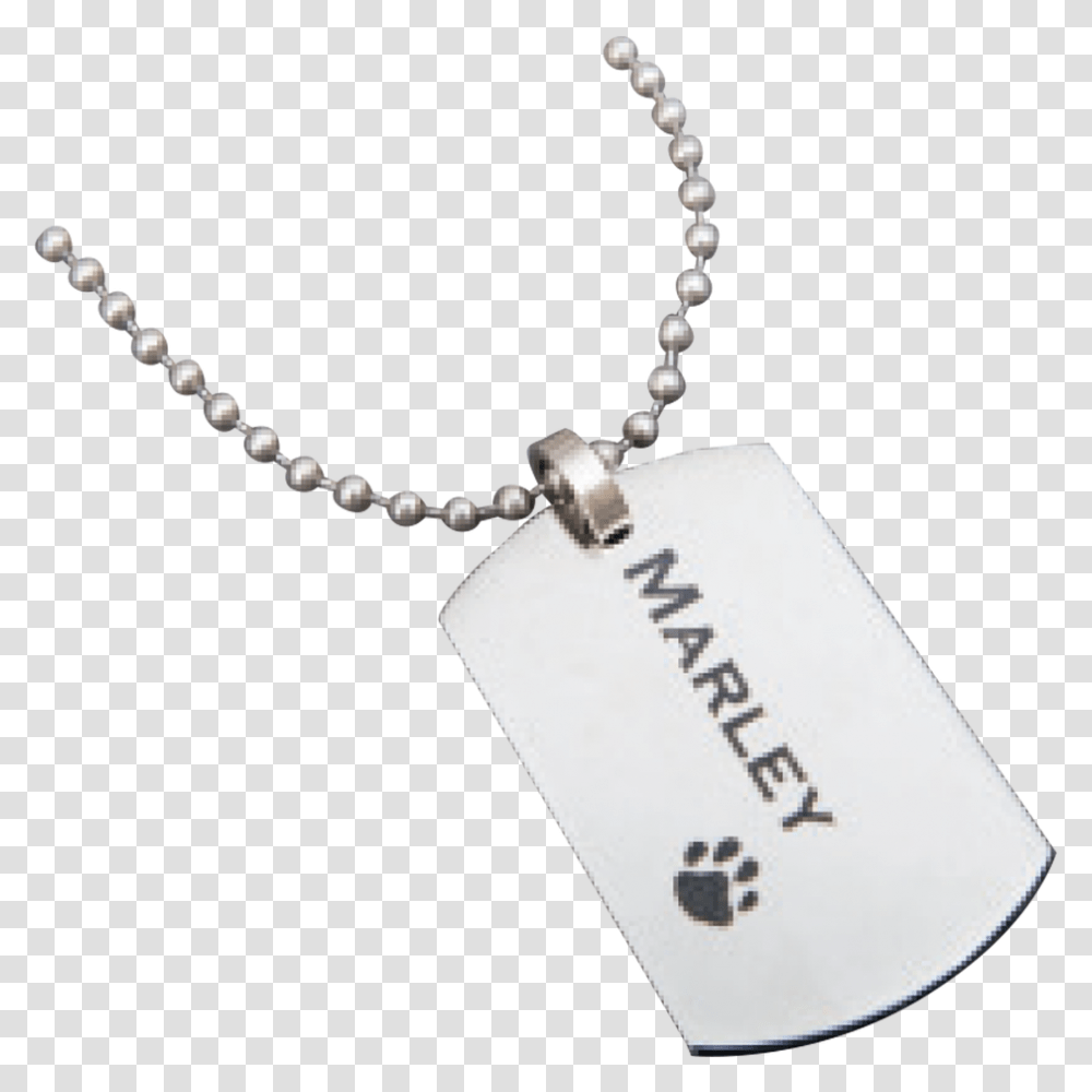 Dog Tag Necklace Mm Ball Chain, Pendant, Jewelry, Accessories, Accessory Transparent Png