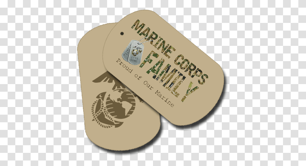 Dog Tags To Help Keep Your Marine Or Recruit Near Heart Eagle Globe And Anchor, Text, Label, Rubber Eraser, Paper Transparent Png