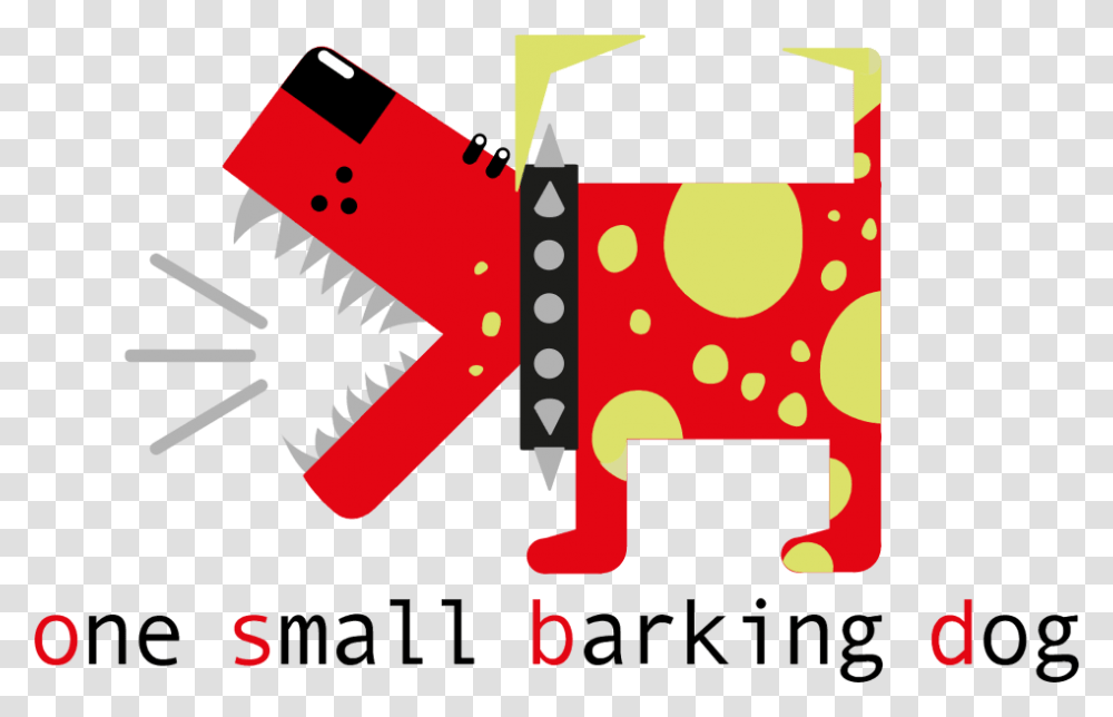 Dog Text Color Large One Small Barking Dog, Star Symbol Transparent Png