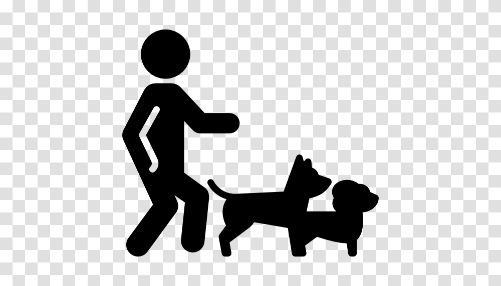 Dog Walker, Person, Human, Silhouette Transparent Png