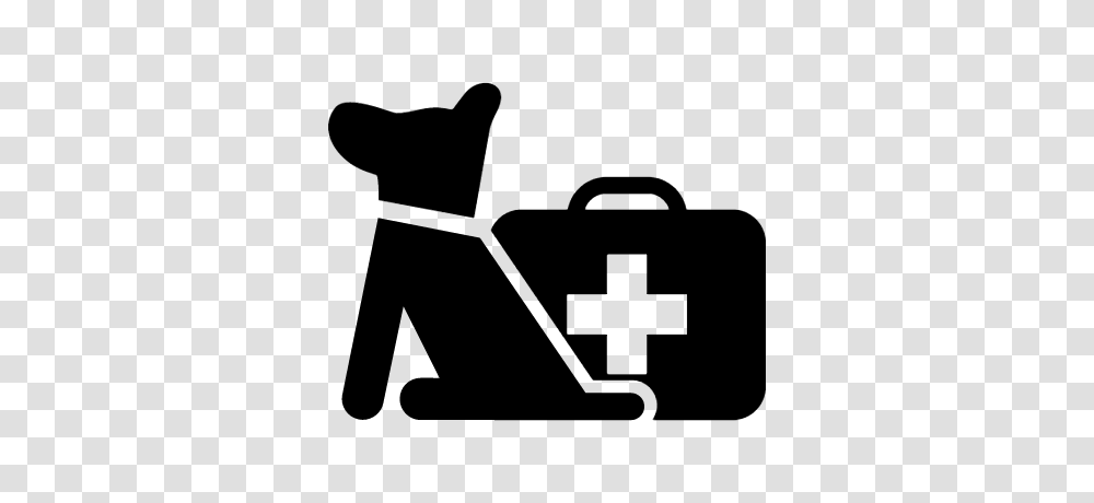 Dog With First Aid Kit Bag Free Vectors Logos Icons, Gray, World Of Warcraft Transparent Png
