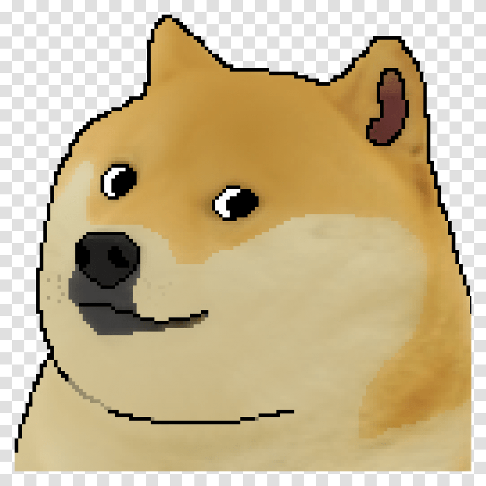Doge Meme Pixel Art Download Doge Meme Pixel Art, Mammal, Animal, Rodent, Pet Transparent Png