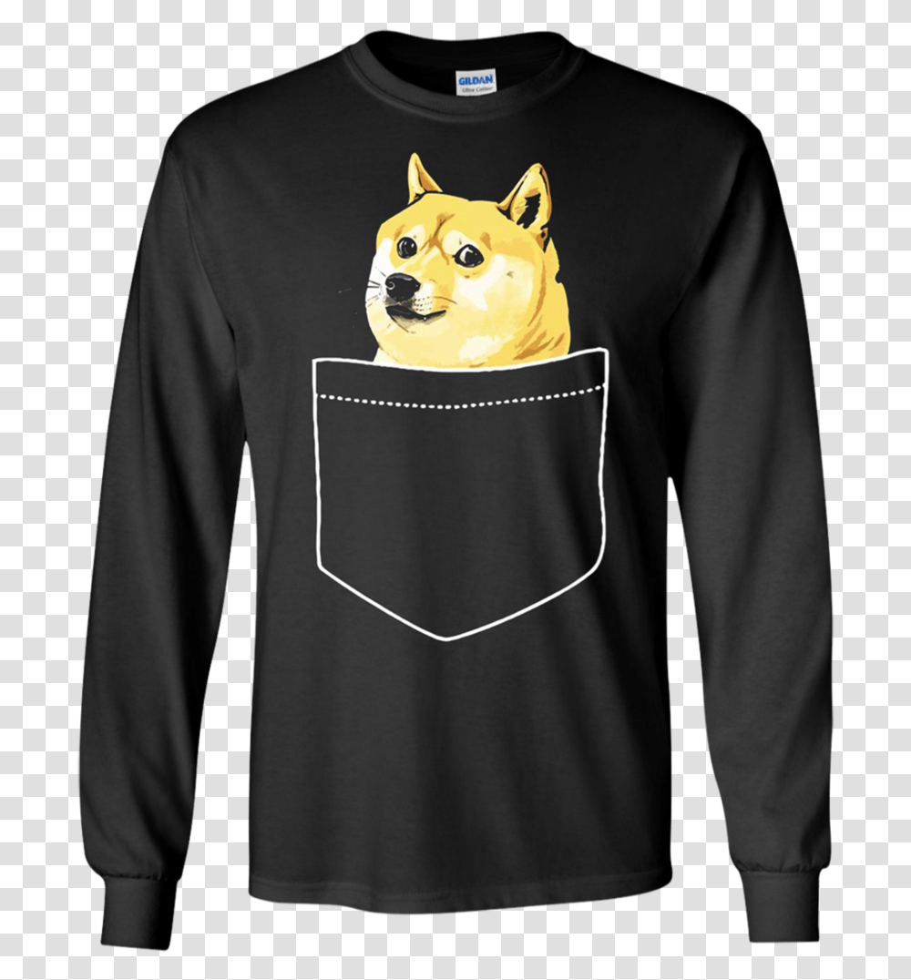 Doge Shirt, Sleeve, Long Sleeve, Sweatshirt Transparent Png