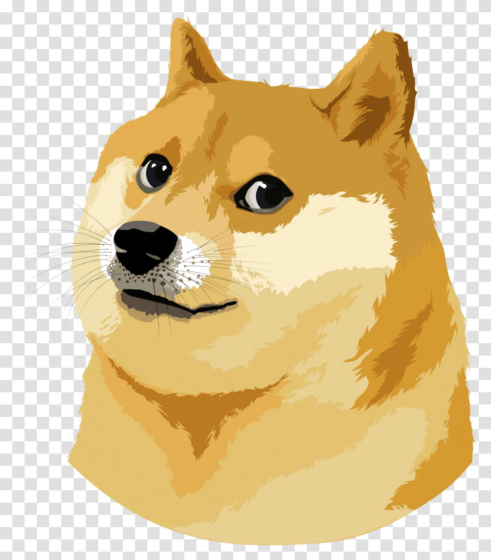 Doge Vector Illustration Doge Meme Vector, Pet, Animal, Mammal, Canine Transparent Png