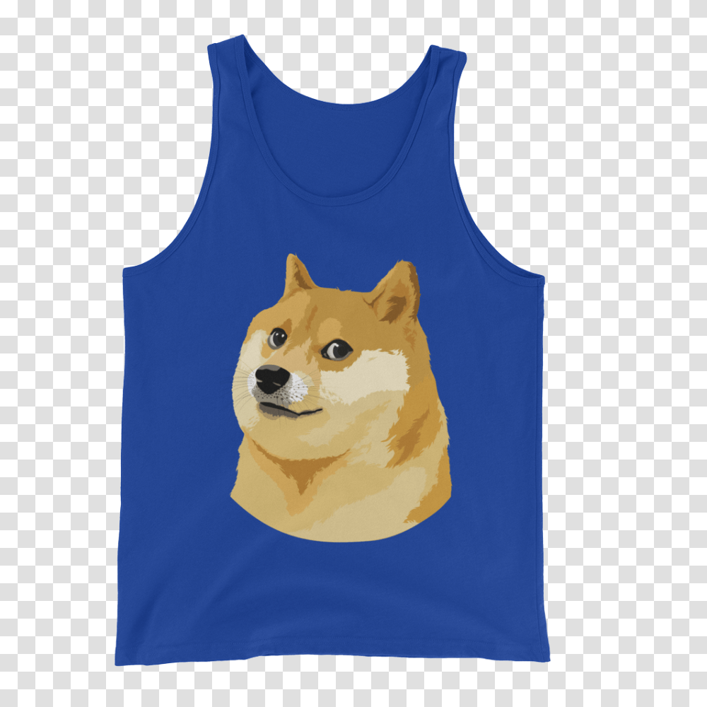 Dogecoin Doge Logo Tank, Apparel, Tank Top, Cat Transparent Png