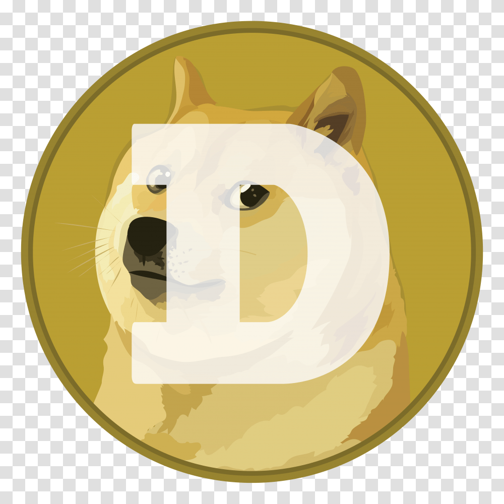 Dogecoin Icon Logo Dogecoin, Food, Animal, Mammal, Egg Transparent Png