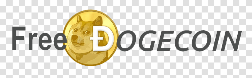 Dogecoin Logo Download Coin, Number, Trademark Transparent Png