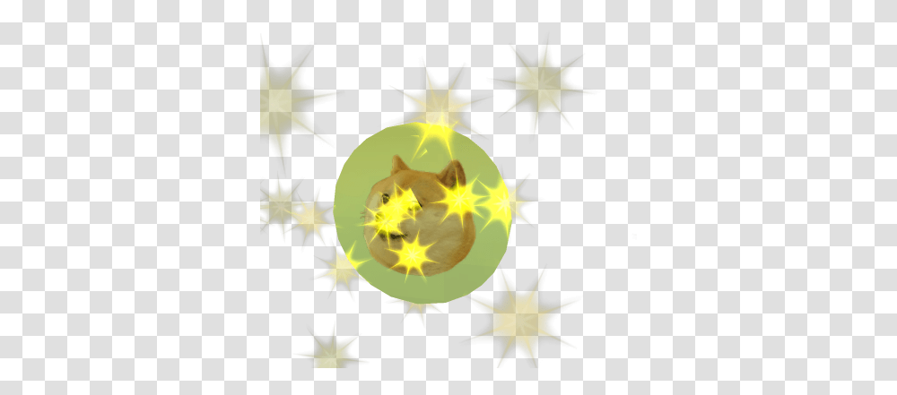 Dogecoin Roblox Illustration, Star Symbol, Flare, Light, Plant Transparent Png