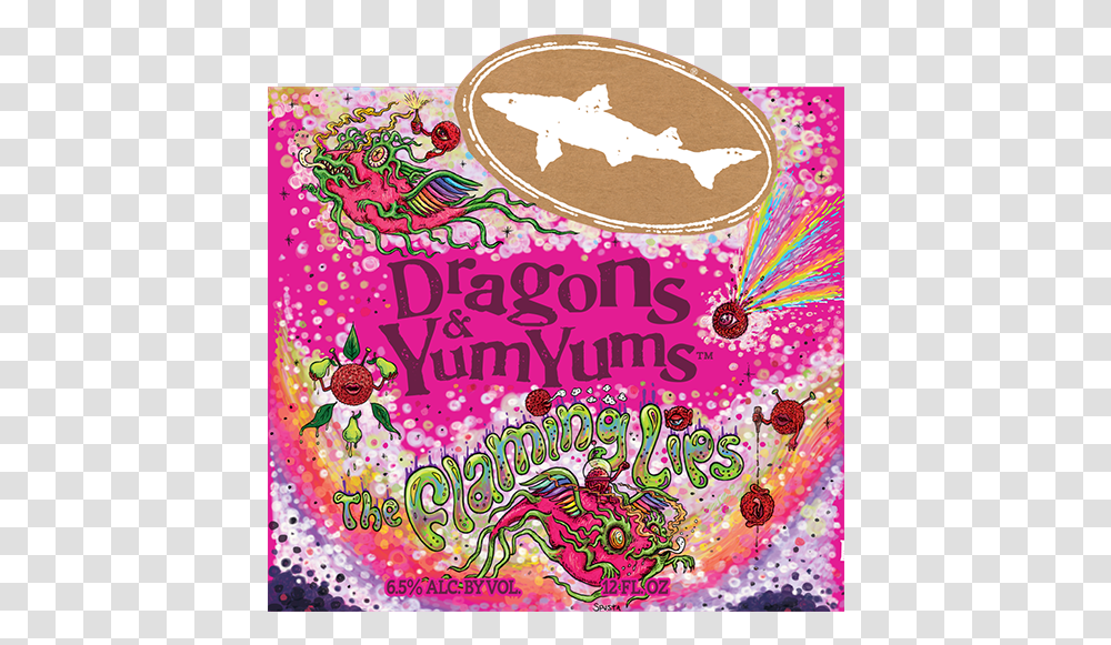 Dogfish Dragons Amp Yum Yum Flaming Lips, Label, Paper, Poster Transparent Png