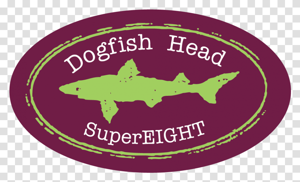Dogfish Head Logo Dogfish Head Super Eight Logo, Label, Text, Lunch, Meal Transparent Png
