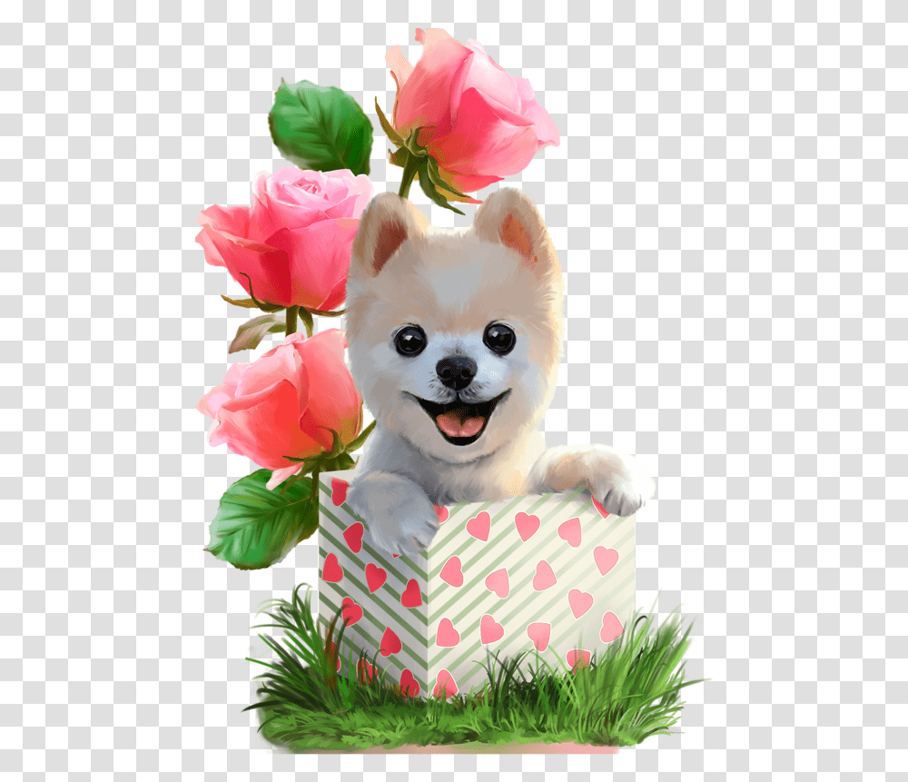 Dogs Clipart Scrapbook Have A Beautiful Monday Quotes, Plant, Flower, Blossom, Pet Transparent Png