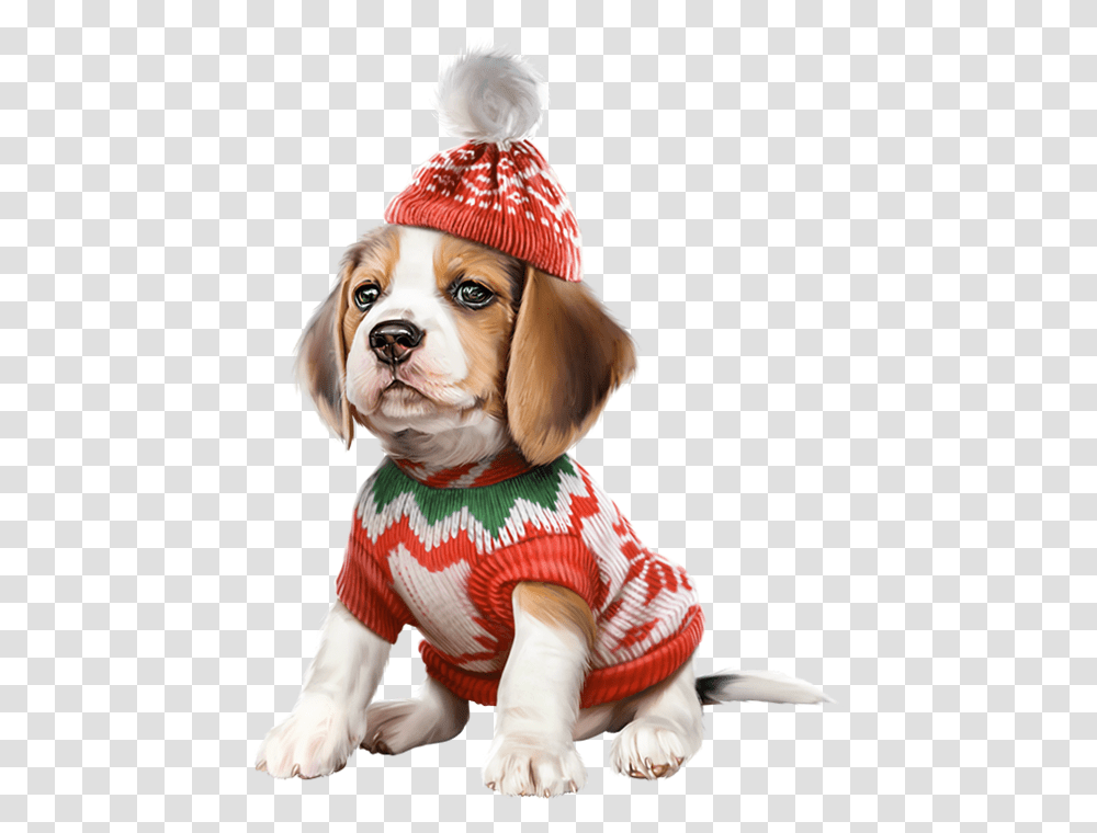 Dogs Dog Puppies Wallpapers Drawing Christmas Dog, Clothing, Person, Pet, Animal Transparent Png