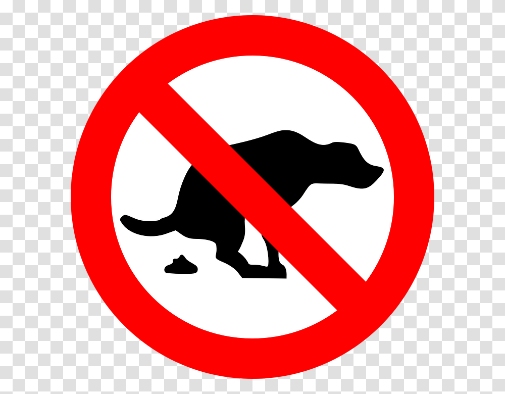 Dogs Prohibited Warning Crap Shit No Chlamydia Prevention, Road Sign, Stopsign Transparent Png