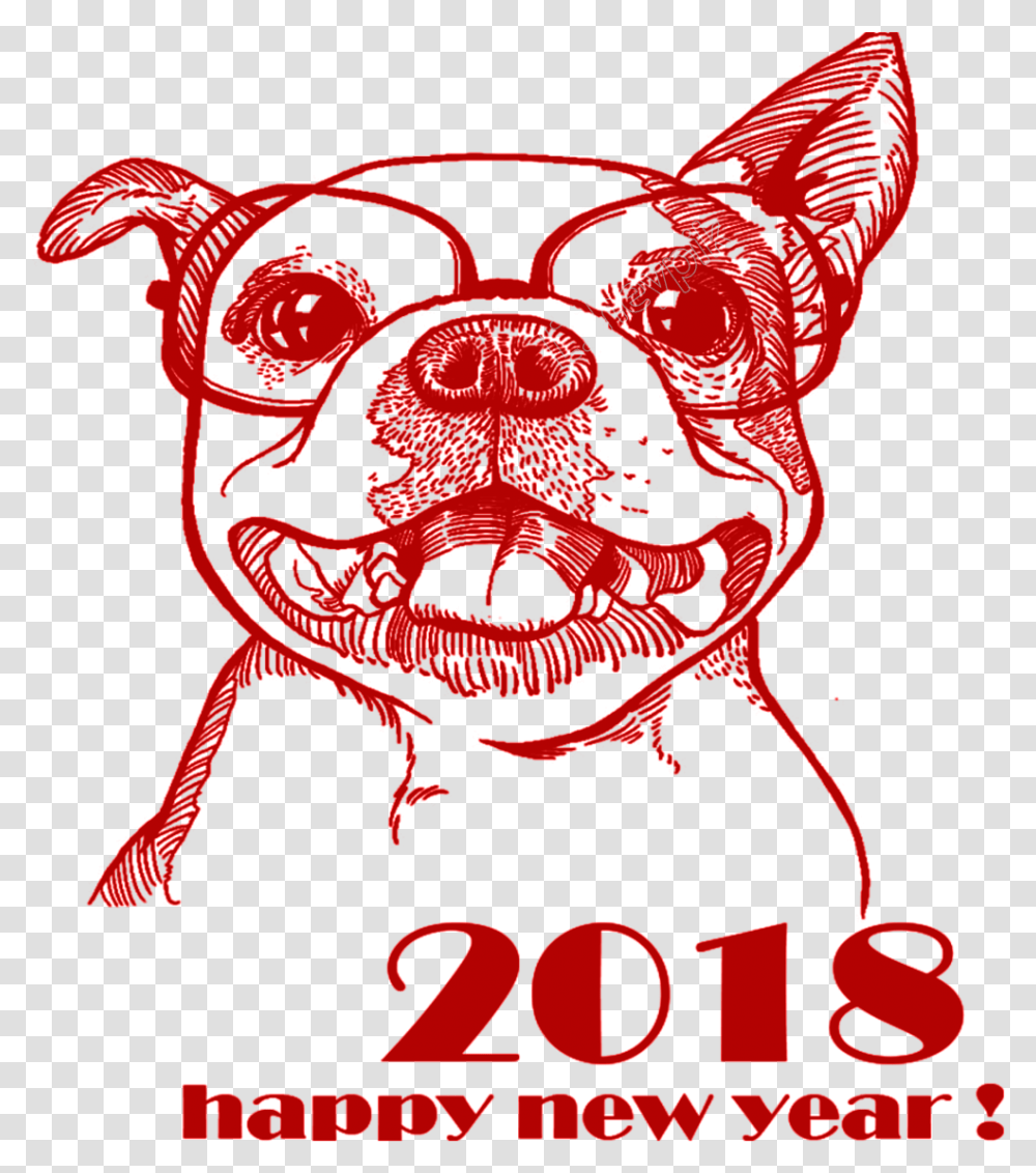 Dogs Vector Element 2018, Poster, Advertisement Transparent Png