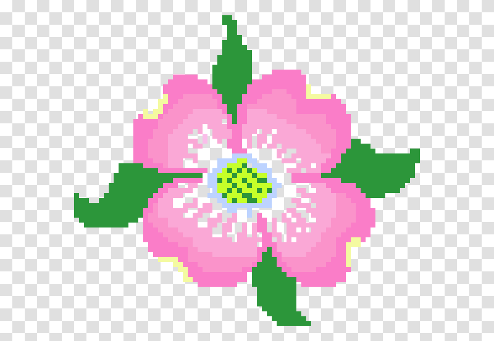 Dogwood Blossom Pixel Art Maker Illustration, Graphics, Pattern, Cross, Symbol Transparent Png