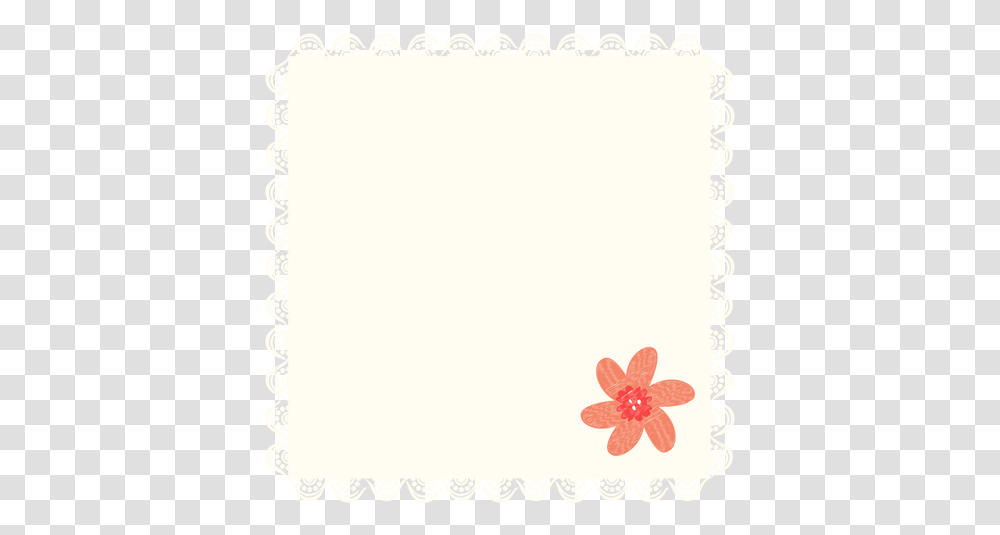 Doily Flower Illustration Floral Design, Diaper, Page, Text, Rug Transparent Png