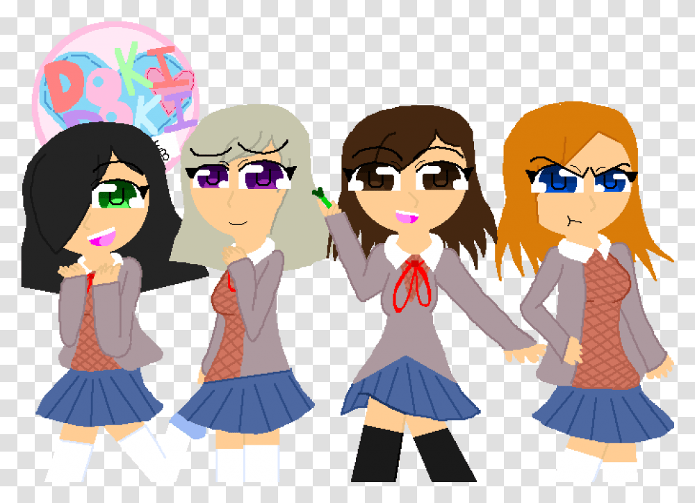 Doki Doki Literature Club Oc, Person, Human, Sunglasses, Accessories Transparent Png