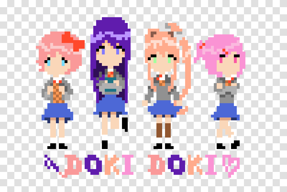 Doki Doki Literature Club Pixel Art Maker, Rug, Nutcracker, PEZ Dispenser Transparent Png