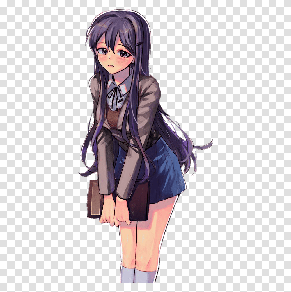 Doki Doki Literature Club Yuri Fanart, Manga, Comics, Book Transparent Png