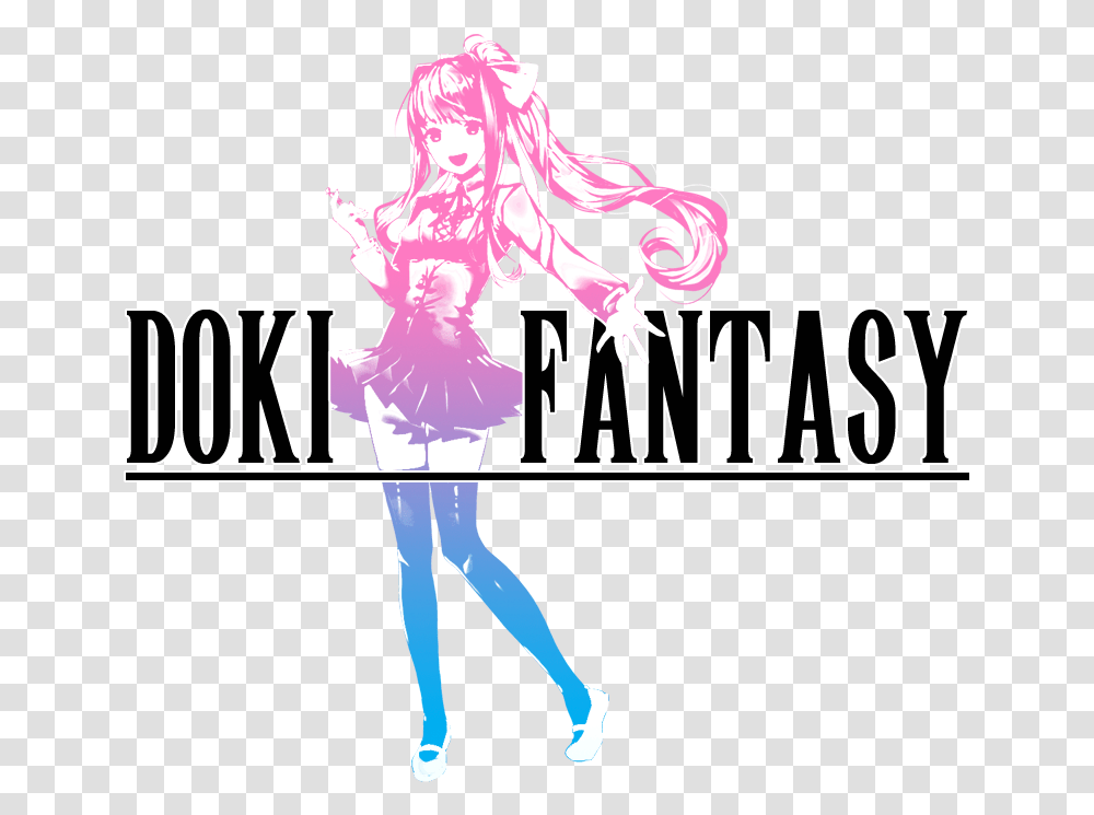 Doki Fantasy Final Fantasy X Text Logo Final Fantasy, Person, Dance Pose, Leisure Activities Transparent Png