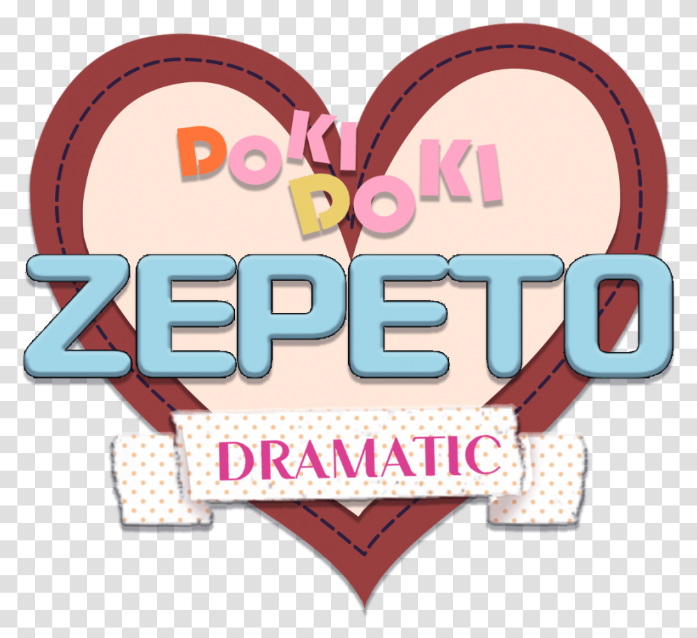 Doki Zepeto Dramatic Devpost Heart, Purple, Graphics, Text, Dating Transparent Png