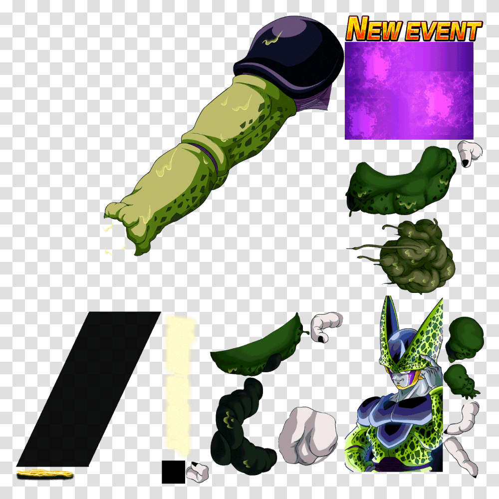 Dokkan Assets But Merry Wavesquad Cell Dokkan Assets, Person, People, Art, Graphics Transparent Png