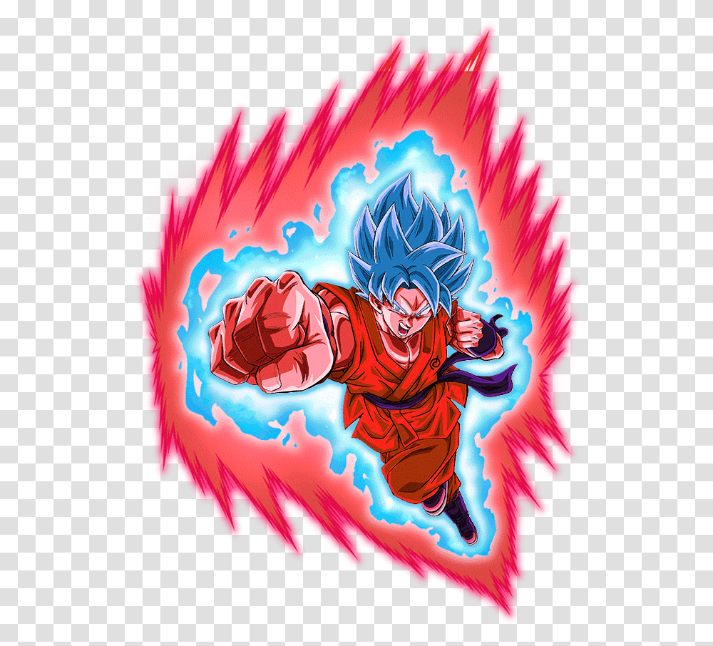 Dokkan Assets Level Strike Super Saiyan Goku Ssgss Kaioken, Graphics, Art, Modern Art, Purple Transparent Png