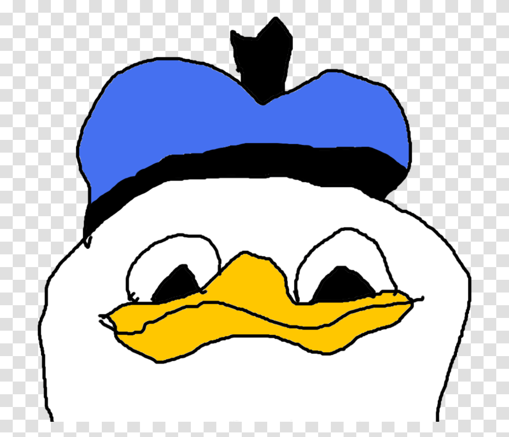 Dolan Duck Image Dolan, Bird, Animal, Penguin, Mustache Transparent Png