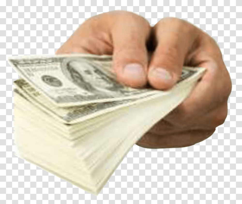 Dolar Dollars On Hand, Money, Person, Human Transparent Png