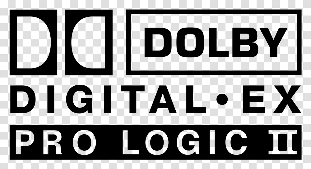 Dolby Digital Ex Pro Logic Ii Logo Dolby Digital, Gray, World Of Warcraft Transparent Png