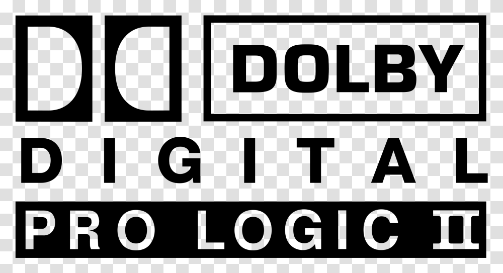Dolby Digital Pro Logic Ii Logo Dolby Pro Logic Ii Logo, Gray, World Of Warcraft Transparent Png