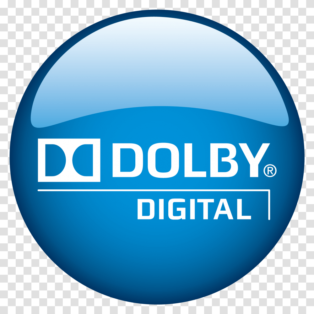 Dolby Digital Provides Five Full Bandwidth Channels Dolby Digital Logo, Sphere, Word, Balloon Transparent Png
