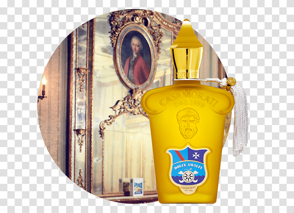 Dolce Amalfi Perfume, Bottle, Cosmetics, Lamp, Person Transparent Png