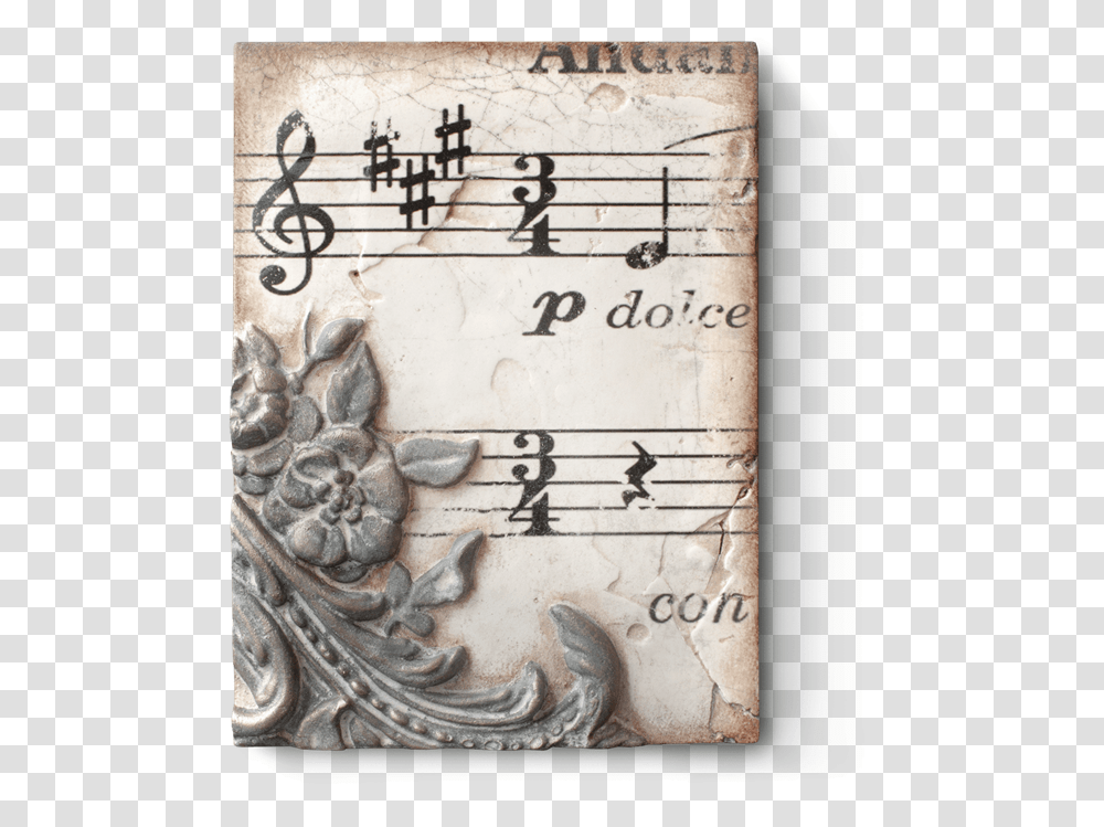 Dolce Vita Note, Text, Sheet Music, Label Transparent Png