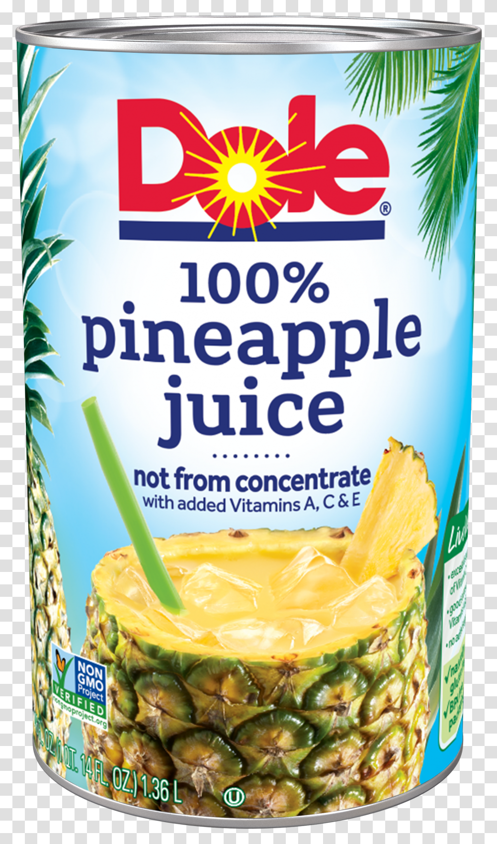Dole Pineapple Juice Transparent Png