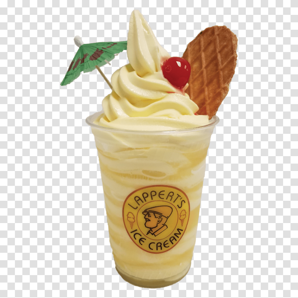 Dole Whip Lapperts Dole Whip Float, Ice Cream, Dessert, Food, Creme Transparent Png