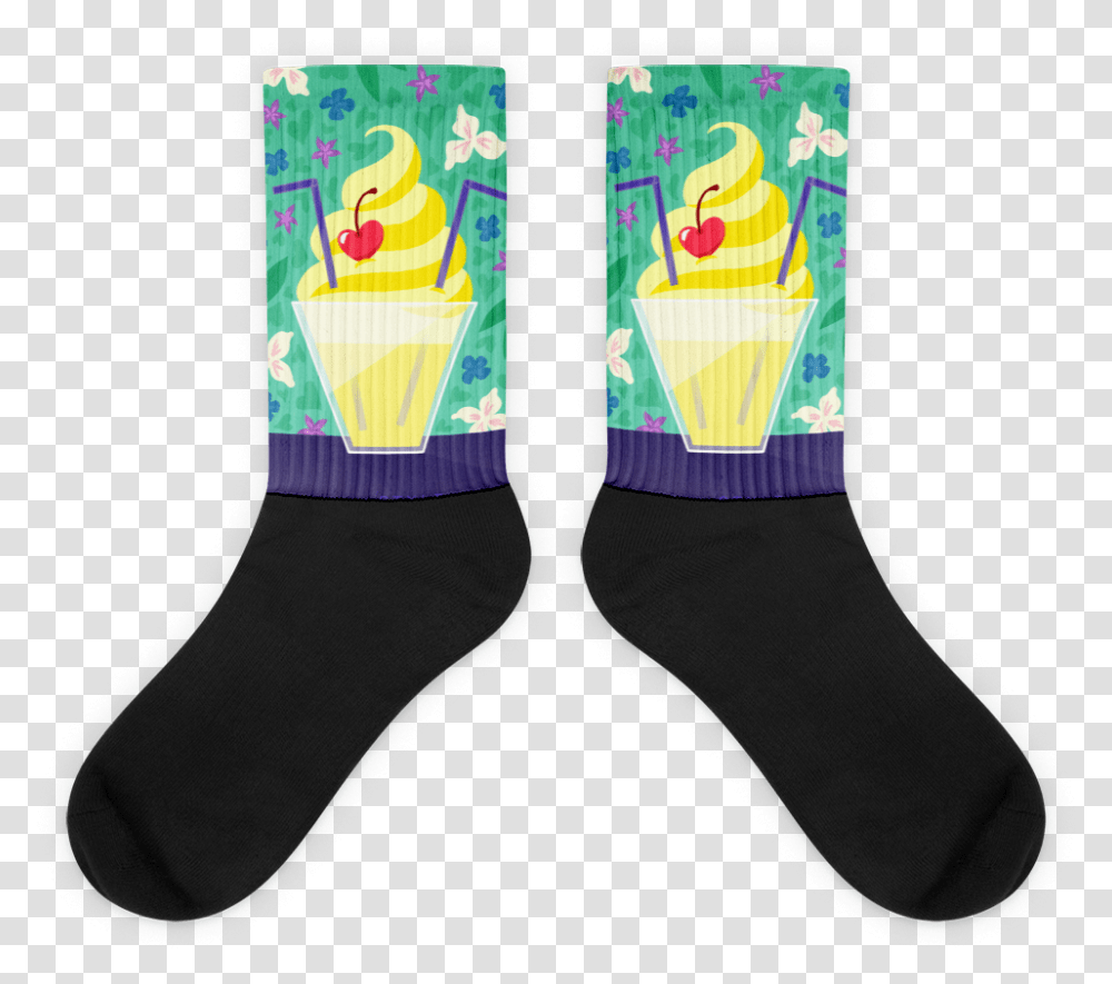 Dole Whip Socks - Wonderland Sock, Clothing, Apparel, Shoe, Footwear Transparent Png