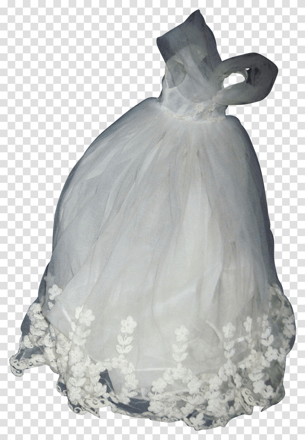 Doll Bride Dress Veil Clipart Gown, Clothing, Wedding Gown, Robe, Fashion Transparent Png