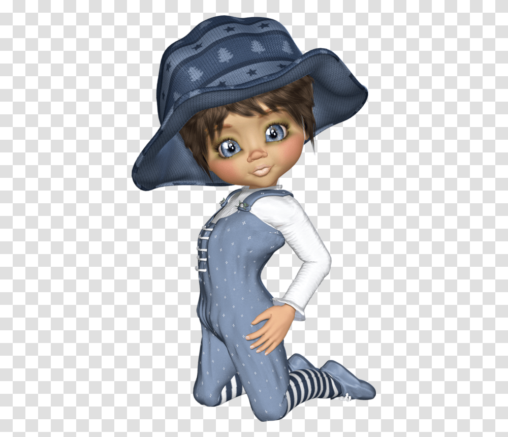 Doll, Apparel, Hat, Toy Transparent Png