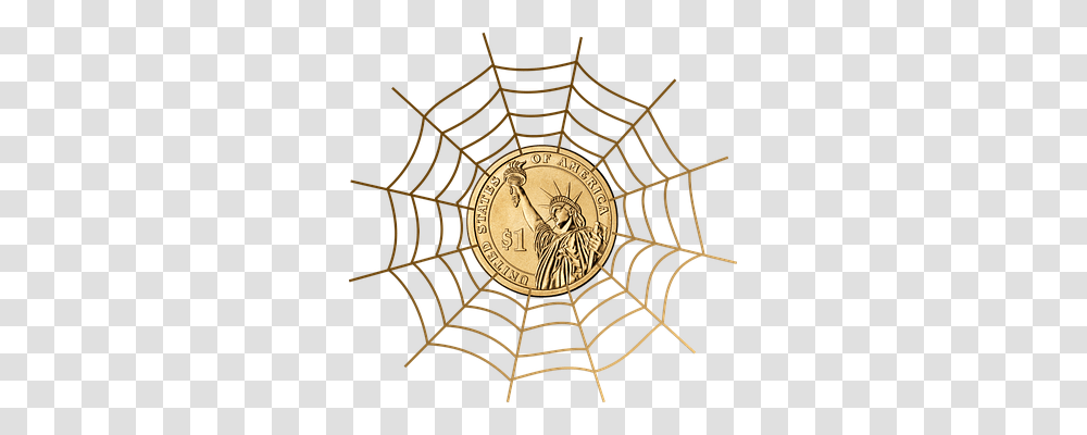 Dollar Finance, Spider Web, Rug Transparent Png