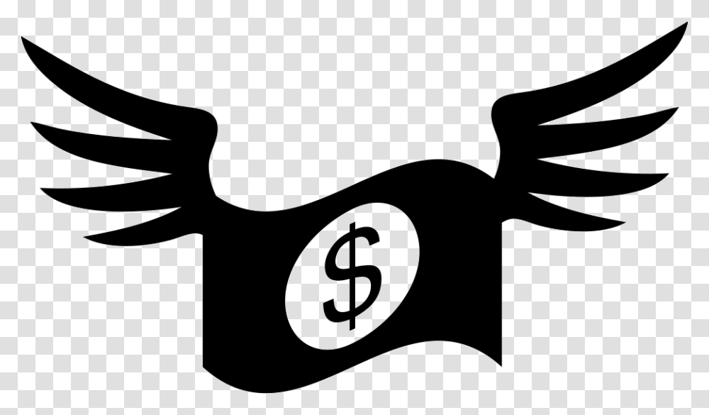 Dollar Bill With Wings Icon Free Download, Number, Axe Transparent Png