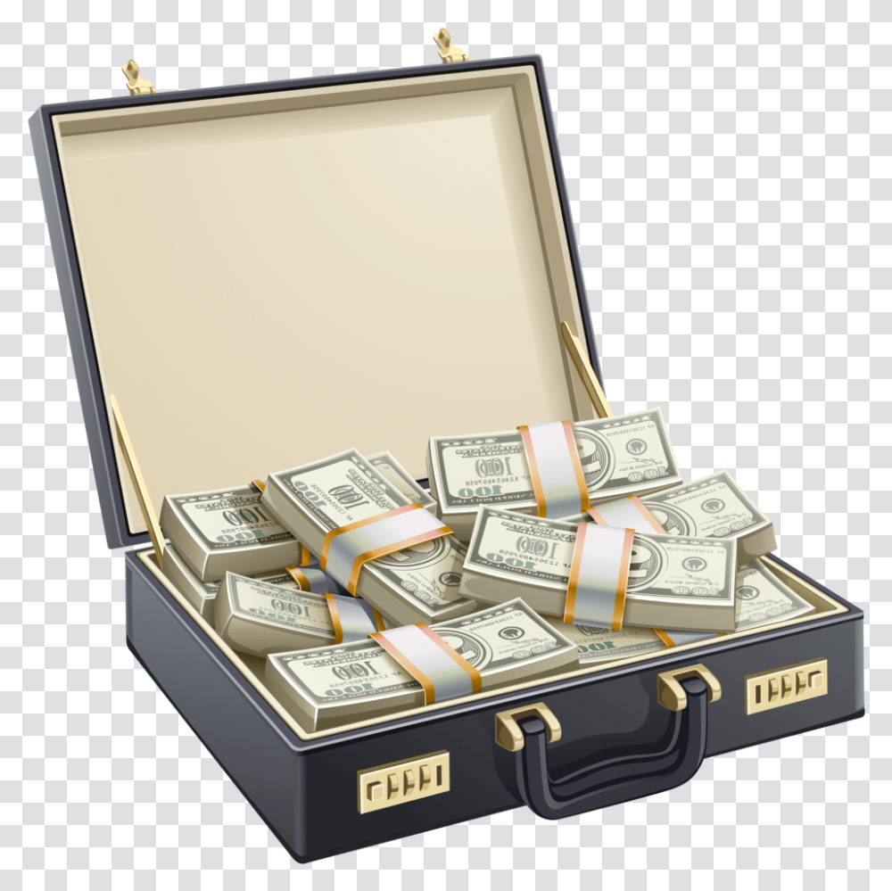 Dollar Case Clipart Suitcase Of Cash, Box, Money, Bag, Briefcase Transparent Png