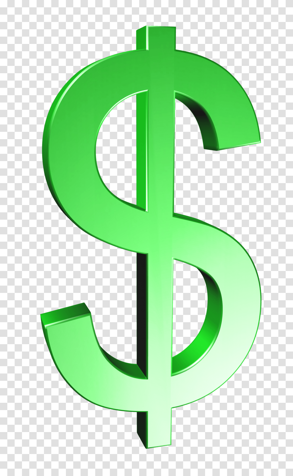 Dollar Clipart Green, Cross, Logo, Trademark Transparent Png