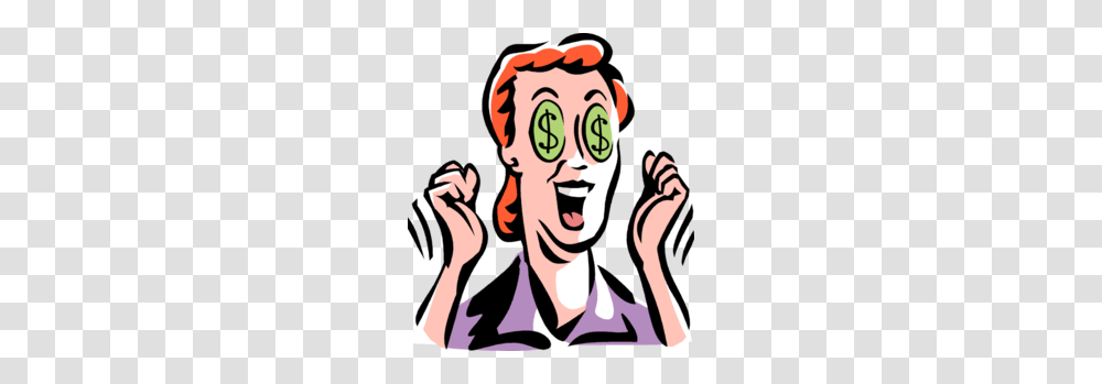 Dollar Clipart, Person, Face, Performer, Hand Transparent Png
