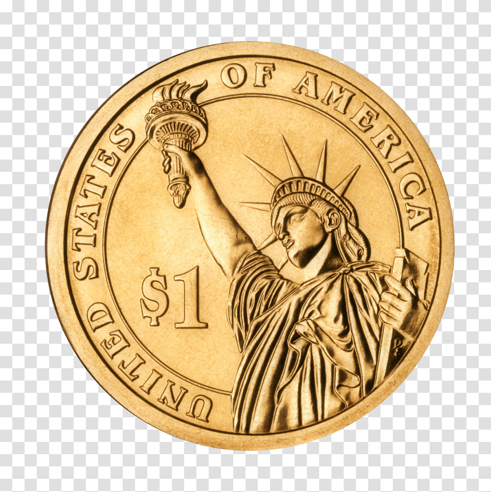 Dollar Coin Image, Gold, Money, Person, Human Transparent Png