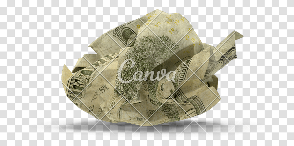 Dollar Crumpled Crumpled Dollar, Money Transparent Png