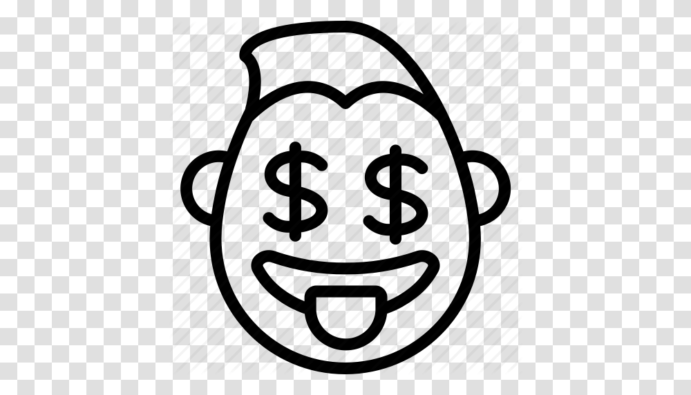 Dollar Emojis Emotion Face Guy Money Smiley Icon, Piano, Leisure Activities, Musical Instrument Transparent Png