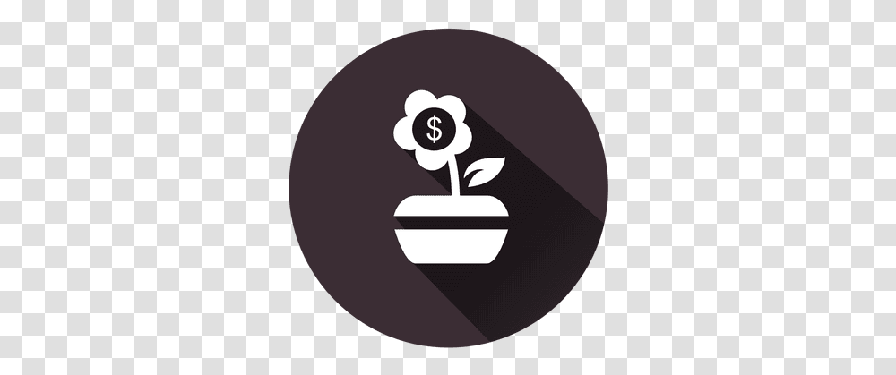 Dollar Flower Plant Icon & Svg Vector File Language, Logo, Symbol, Trademark, Clothing Transparent Png